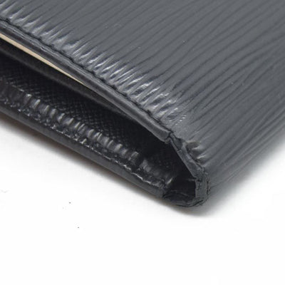 $775 Louis Vuitton  Epi French Purse Wallet Black MI0016 CONSIGNMENT