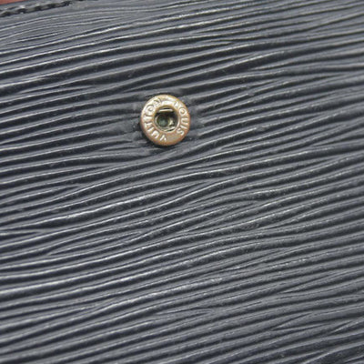 $775 Louis Vuitton  Epi French Purse Wallet Black