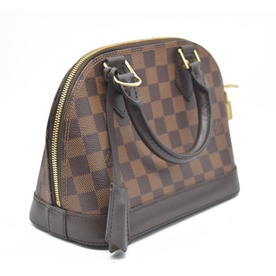 $1940 Louis Vuitton  Damier Ebene Alma BB