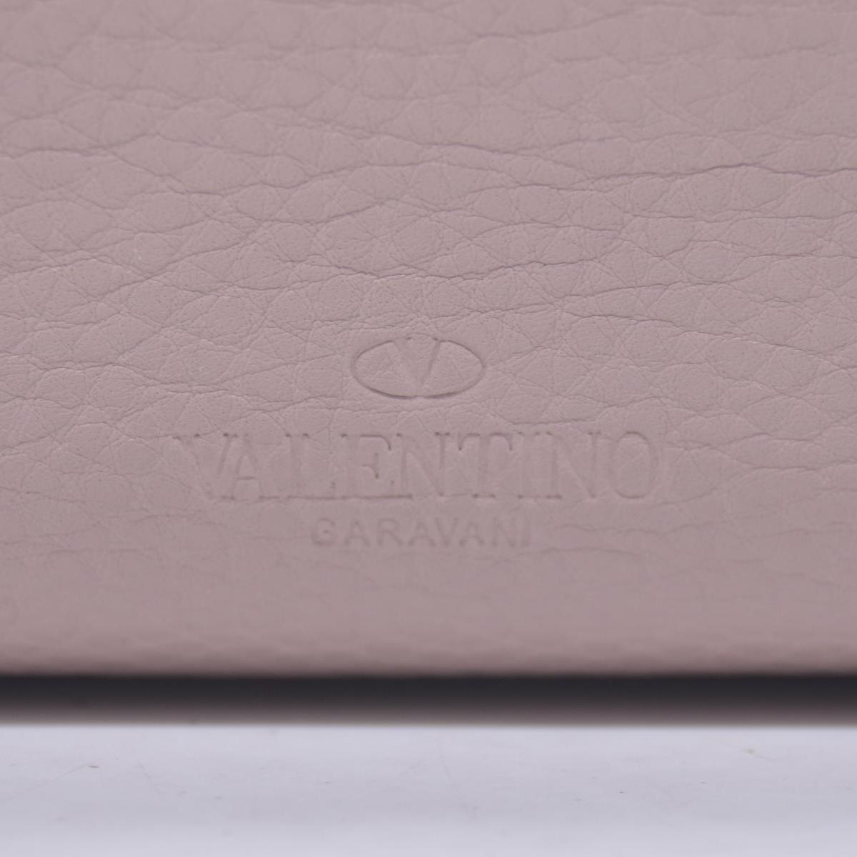 $1850 Valentino Garavani Grained Calfskin Small Rockstud Shoulder Tote Beige