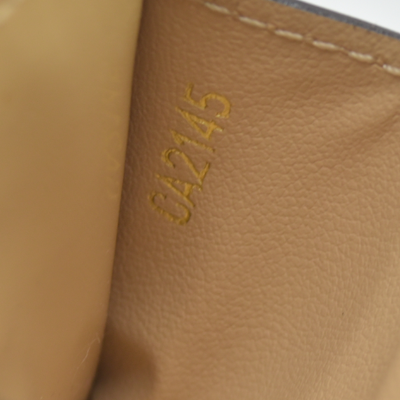 $1550 LOUIS VUITTON Louise Patent Leather BIifold Long Wallet 2015 CA2145