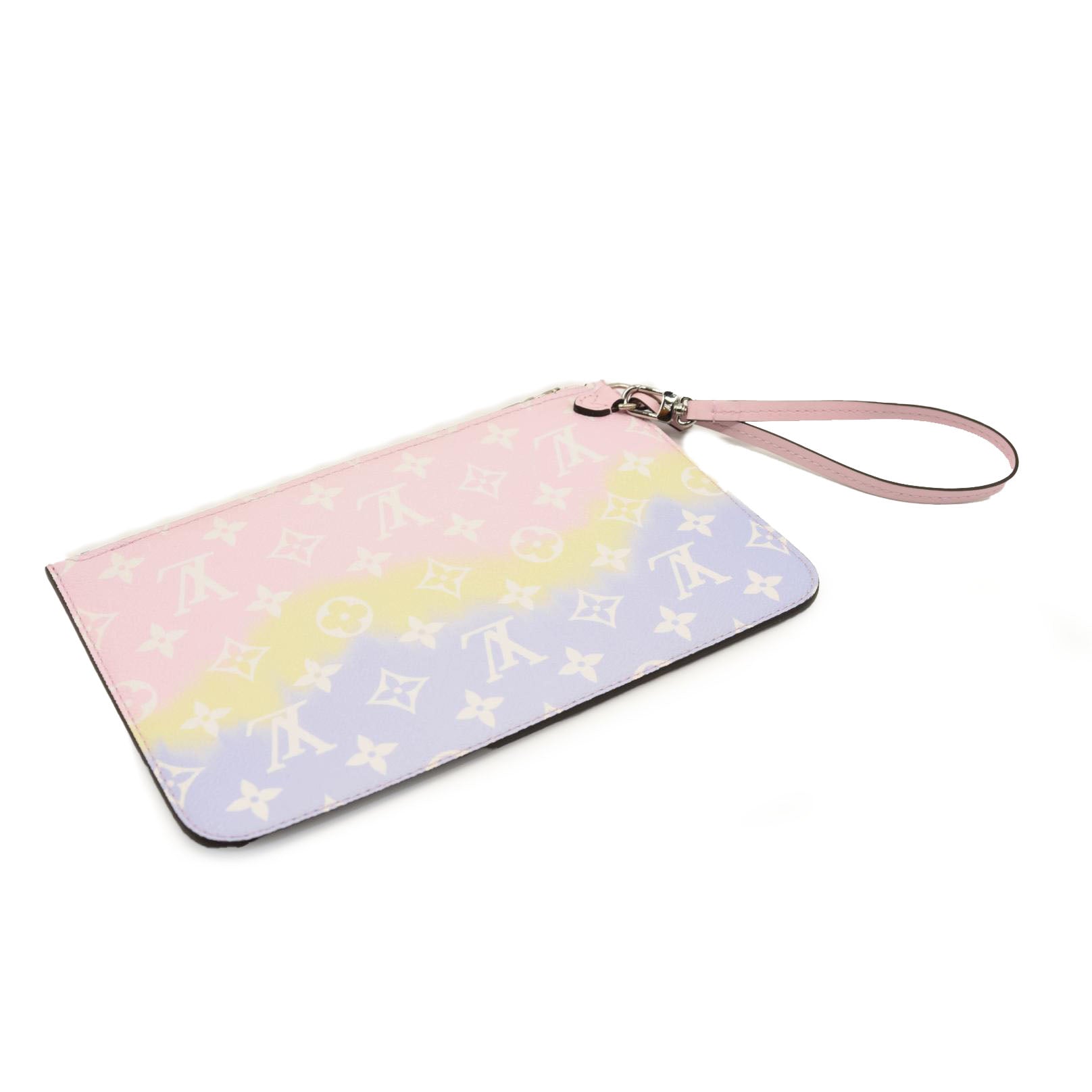 LOUIS VUITTON Monogram Escale Neverfull MM GM Pochette Pastel