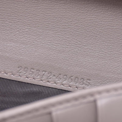 $880 GUCCI Grey Microguccissima Zip Around Organizer Travel Wallet CONSIGNMENT 10021435