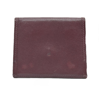 AUCTION $390 Givenchy Leather Coin Purse Wallet Bordeaux