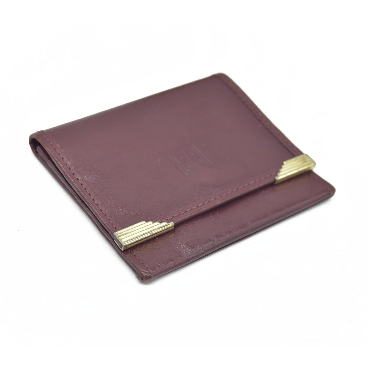 AUCTION $390 Givenchy Leather Coin Purse Wallet Bordeaux