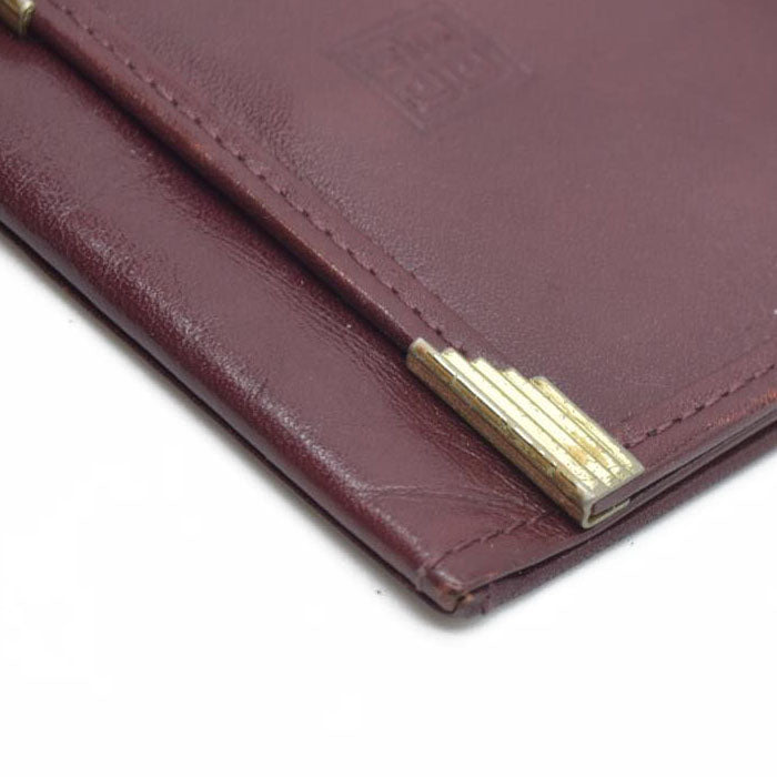 AUCTION $390 Givenchy Leather Coin Purse Wallet Bordeaux