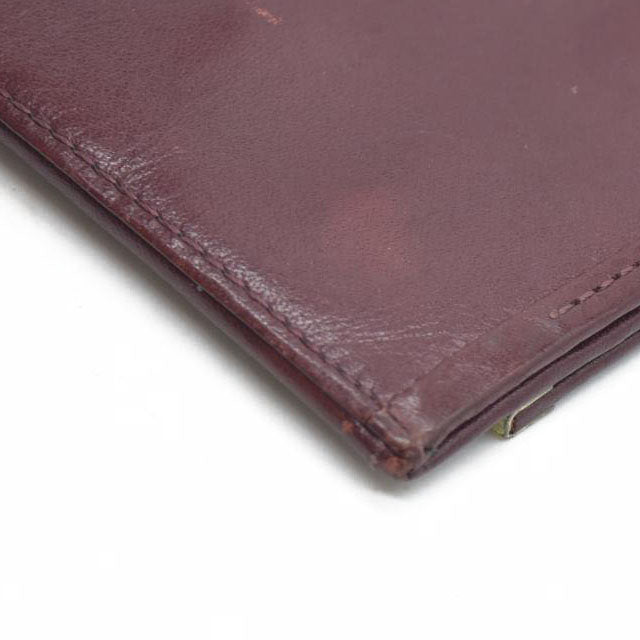 AUCTION $390 Givenchy Leather Coin Purse Wallet Bordeaux