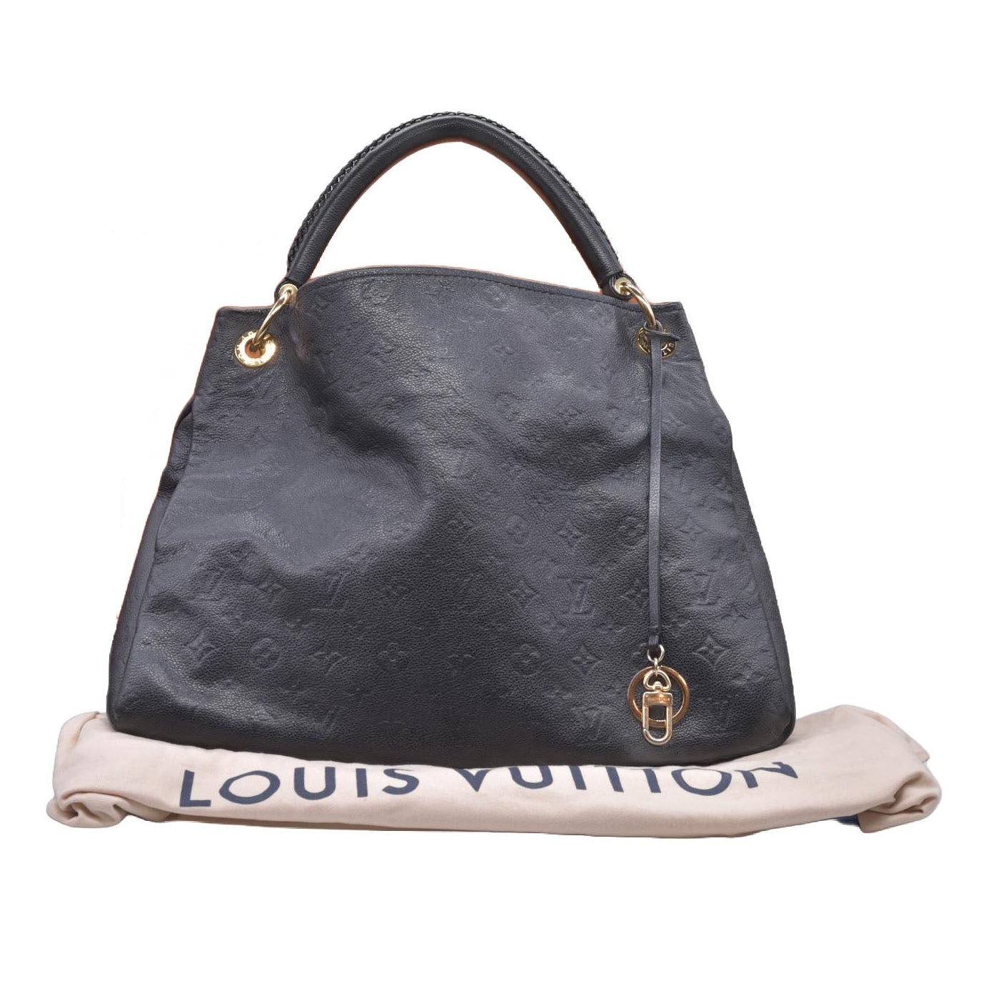 $3800 2016 Louis Vuitton Empreinte Artsy MM Black CA4196 10020668