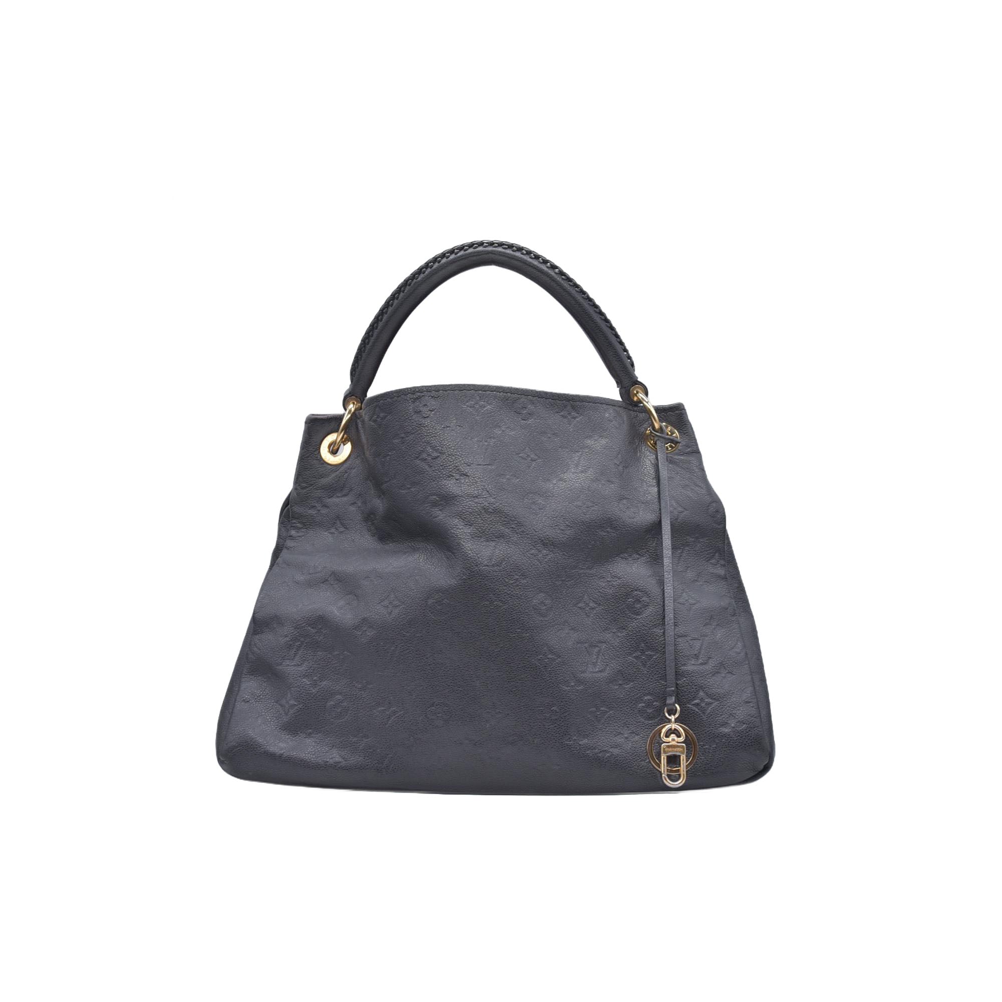 $3800 2016 Louis Vuitton Empreinte Artsy MM Black CA4196 10020668