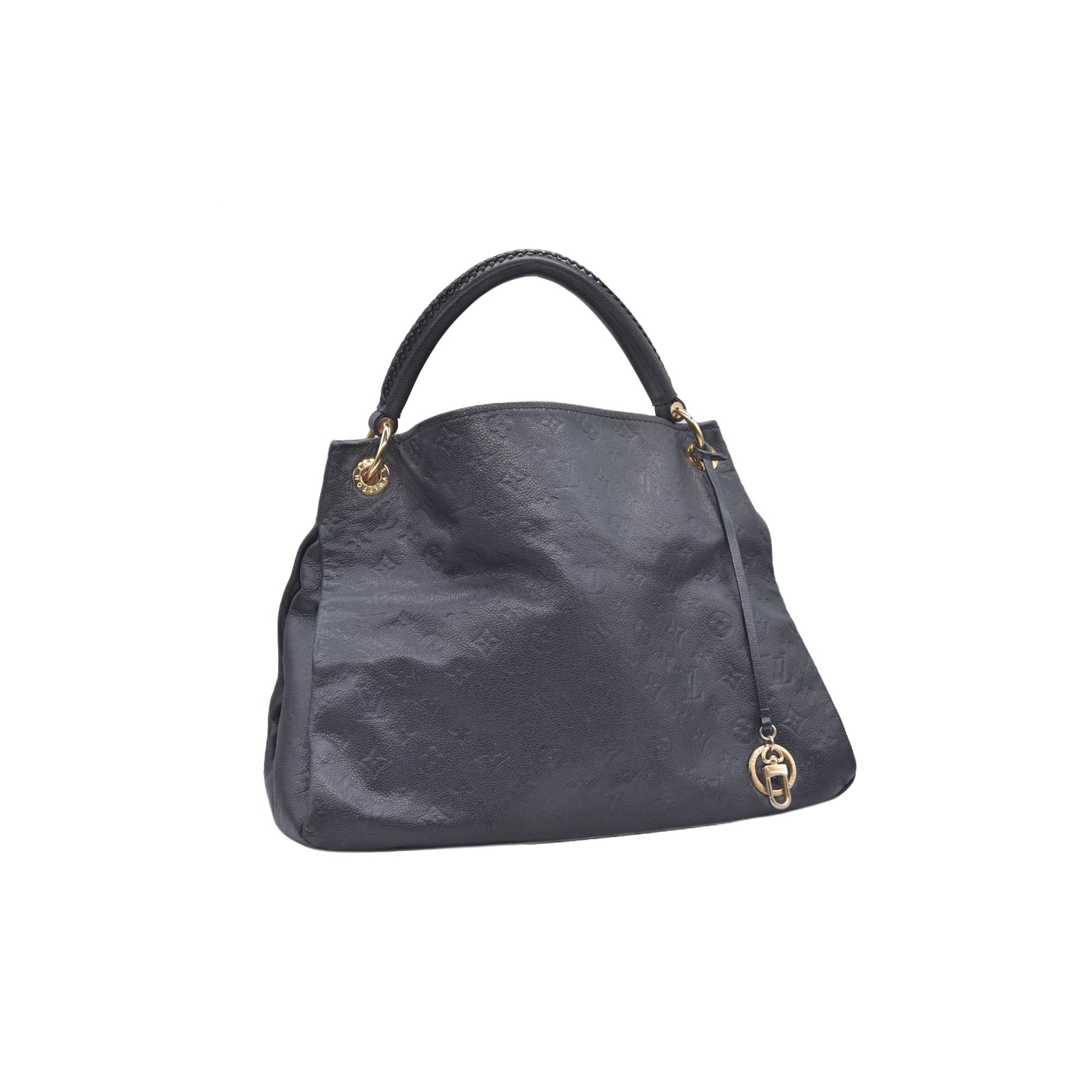 $3800 2016 Louis Vuitton Empreinte Artsy MM Black CA4196 10020668