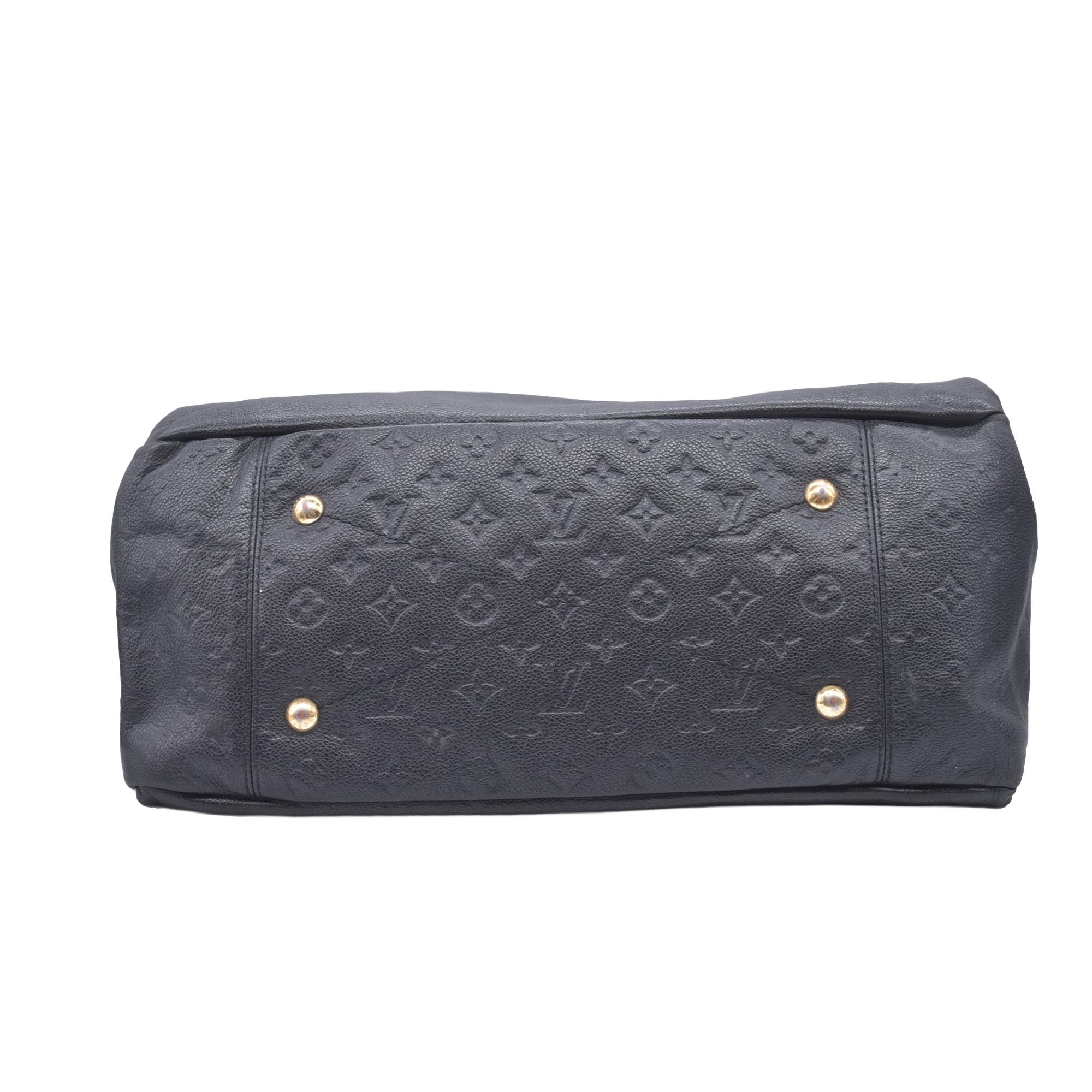 $3800 2016 Louis Vuitton Empreinte Artsy MM Black CA4196 10020668