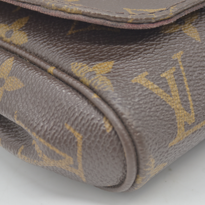 $1490 2015 Louis Vuitton  Monogram Favorite PM FL4145