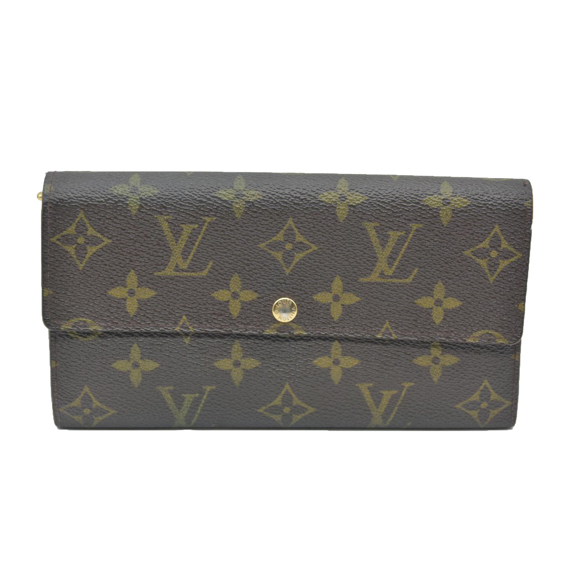 AUCTION $725 Louis Vuitton Monogram Sarah Wallet CA5008