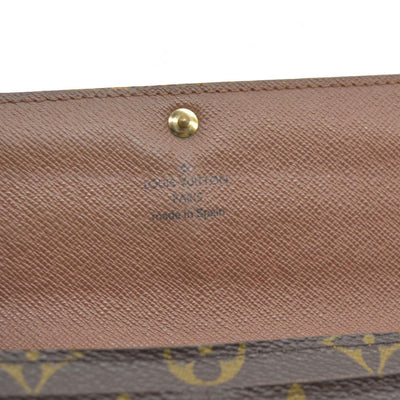 AUCTION $725 Louis Vuitton Monogram Sarah Wallet CA5008