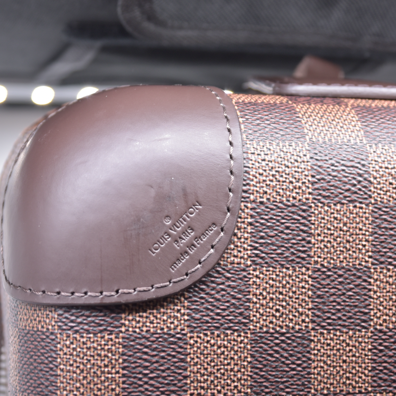 $3550 Louis Vuitton Damier Ebene Horizon 55 RFID 10020665