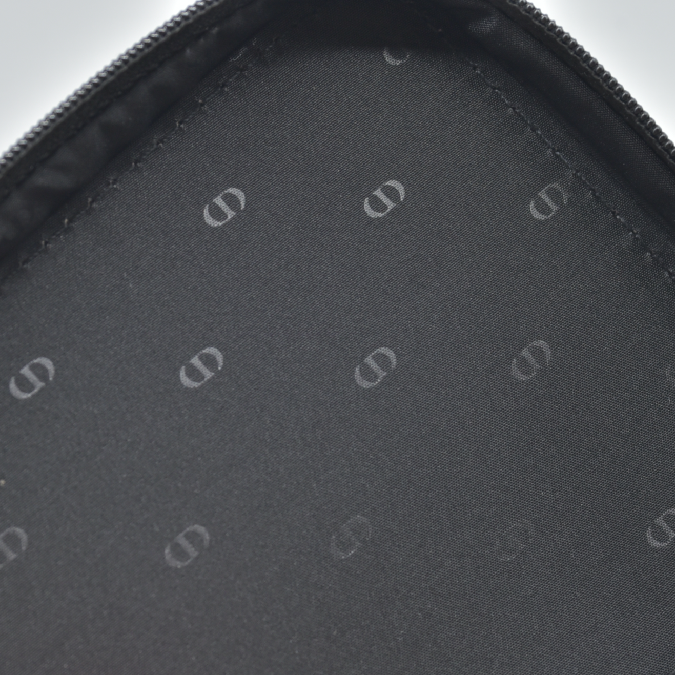 Dior Black Patent Vanity Case / Trousse Pouch — CD Logo — Beauty Gift With Purchase