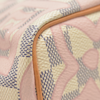 Louis Vuitton Damier Azur Tahitienne Nano Noe Rose Ballerine AR0187