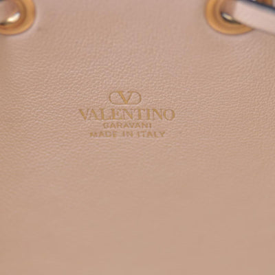 $1450 Valentino Mini VLogo Signature Bucket Bag In Nappa Leather 10020670