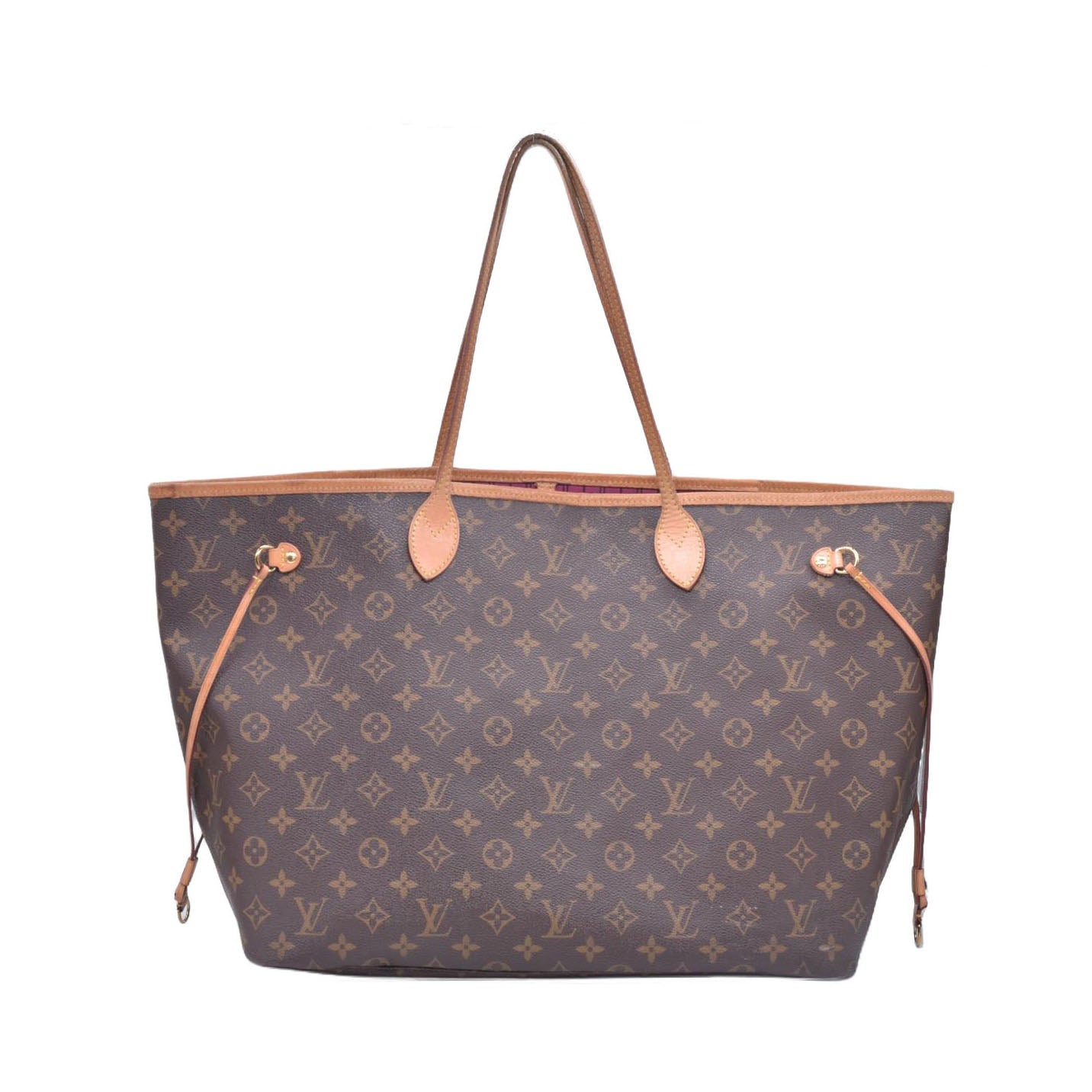 $2310 2015 Louis Vuitton Monogram Neo Neverfull GM Pivoine with Pouch SD4195 10020694