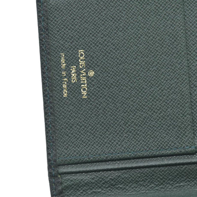 Louis Vuitton Taiga Porte Valeurs Cartes Credit Leather Long Wallet VI0949