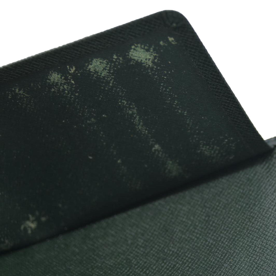 Louis Vuitton Taiga Porte Valeurs Cartes Credit Leather Long Wallet VI0949