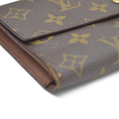 Louis Vuitton Monogram Porte Tresor International Trifold Long Wallet TH0928