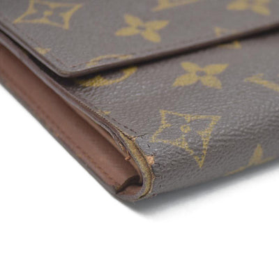 Louis Vuitton Monogram Porte Tresor International Trifold Long Wallet TH0928