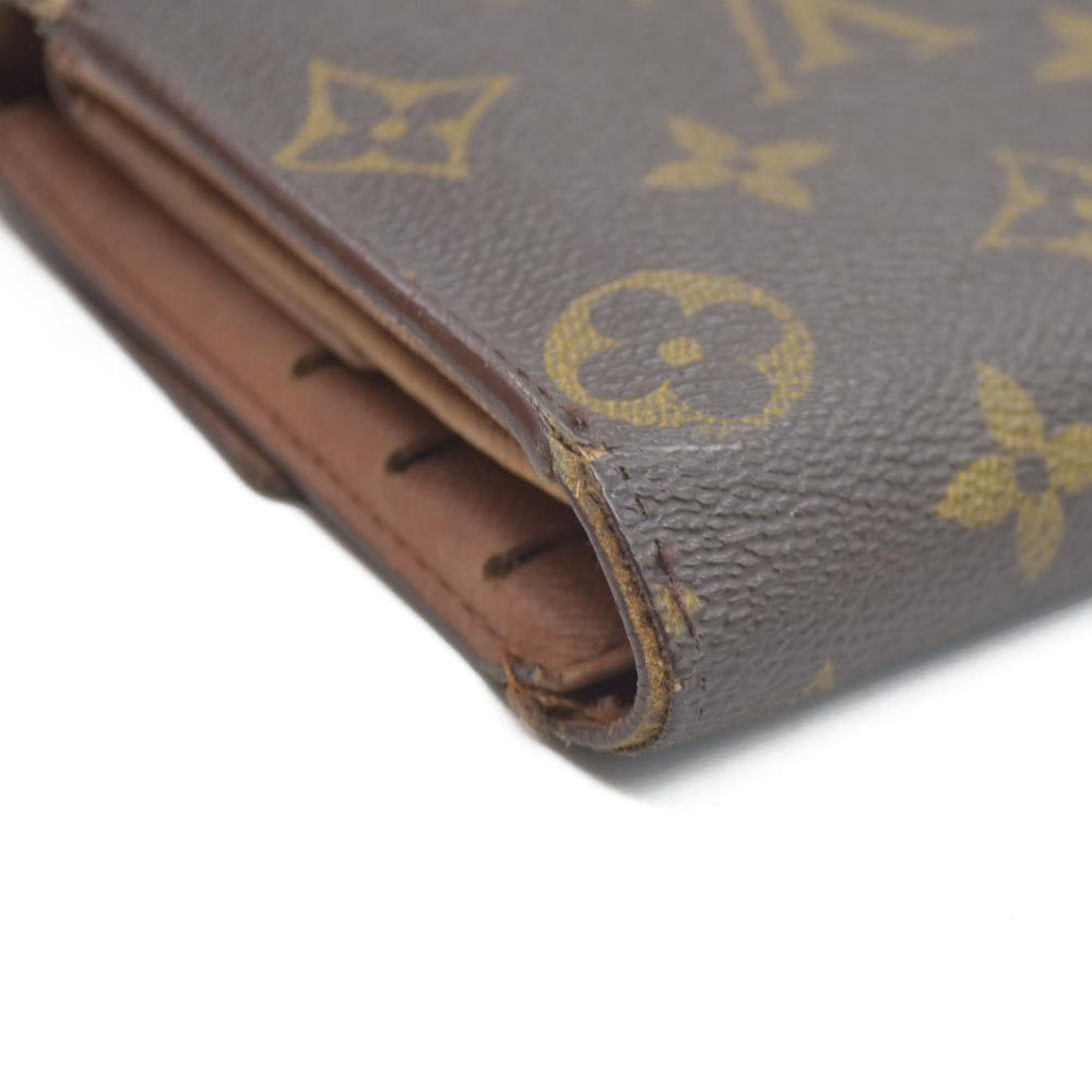 Louis Vuitton Monogram Porte Tresor International Trifold Long Wallet TH0928