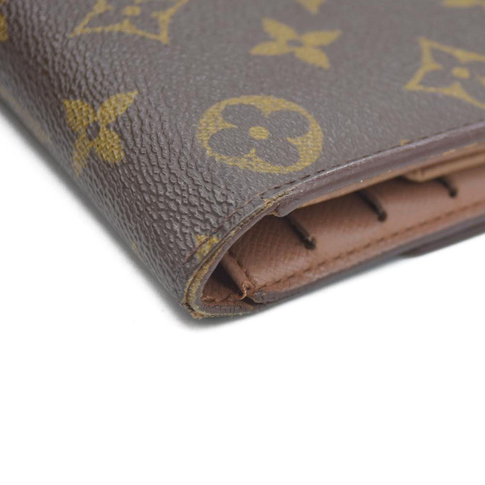 Louis Vuitton Monogram Porte Tresor International Trifold Long Wallet TH0928