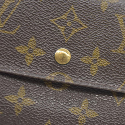 Louis Vuitton Monogram Porte Tresor International Trifold Long Wallet TH0928