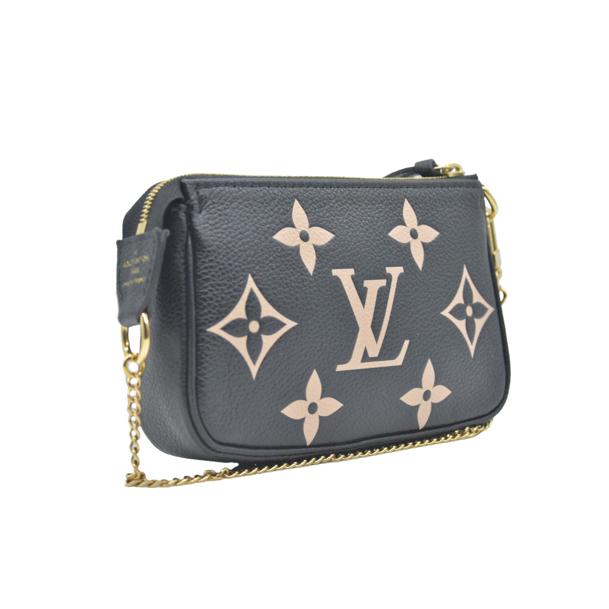 Louis Vuitton Empreinte Monogram Giant Mini Pochette Accessories Black