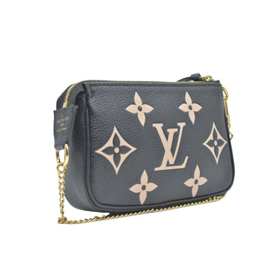 Louis Vuitton Empreinte Monogram Giant Mini Pochette Accessories Black