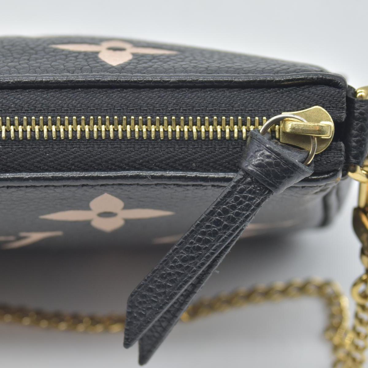 Louis Vuitton Empreinte Monogram Giant Mini Pochette Accessories Black