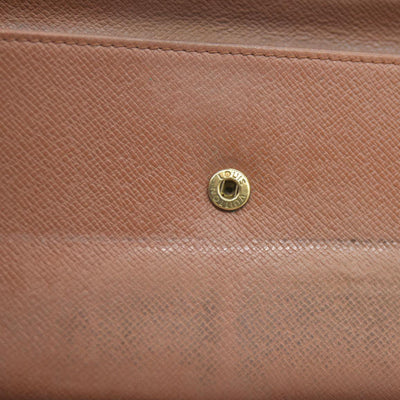 Louis Vuitton Monogram Porte Tresor International Trifold Long Wallet TH0928