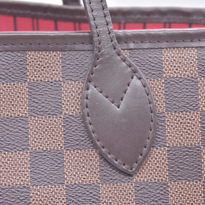 $2240 2018 Louis Vuitton Damier Ebene Neverfull MM with Pouch GI1118 10021407
