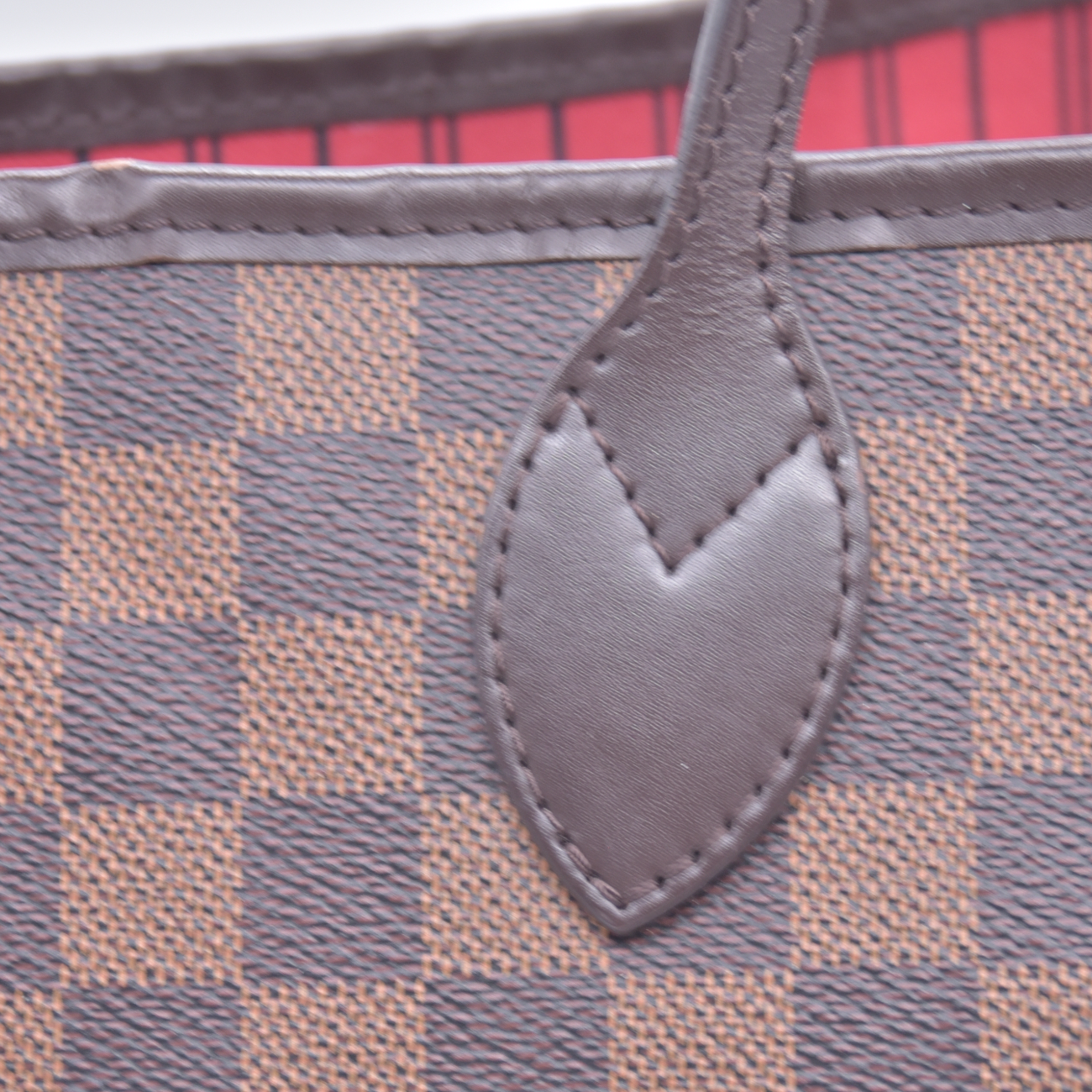 $2240 2018 Louis Vuitton Damier Ebene Neverfull MM with Pouch GI1118 10021407