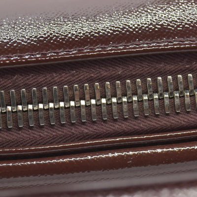 $2750 Givenchy Medium Antigona Satchel in Brown Glazed Patent Leather with Silver Hardware