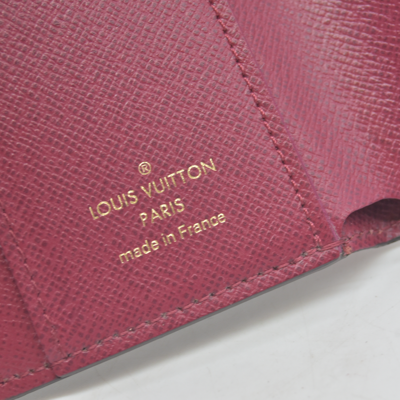 $535 RFID Louis Vuitton Monogram Zoe Wallet Fuchsia
