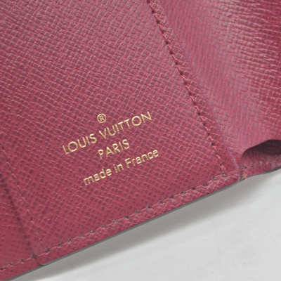 $535 RFID Louis Vuitton Monogram Zoe Wallet Fuchsia
