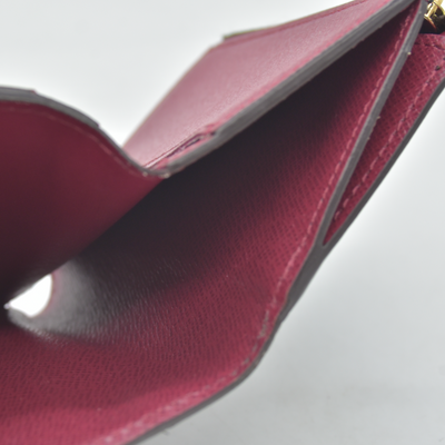 $535 RFID Louis Vuitton Monogram Zoe Wallet Fuchsia
