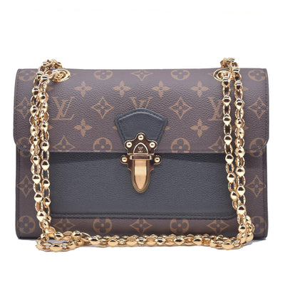 $2830 2018 Louis Vuitton Monogram Victoire Black CA4138