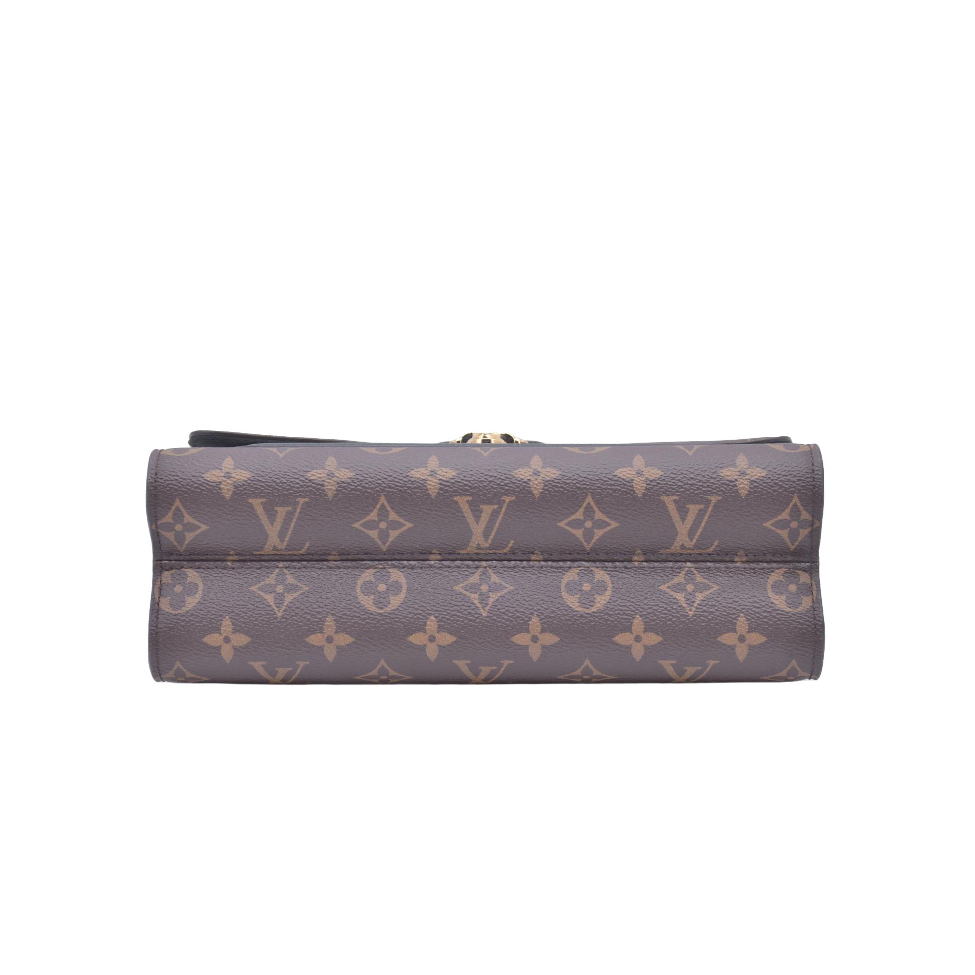 $2830 2018 Louis Vuitton Monogram Victoire Black CA4138