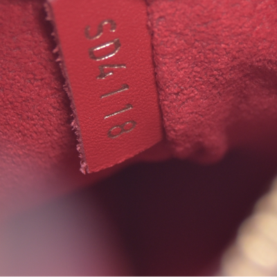 $2370 2018 USA LOUIS VUITTON Monogram Neonoe MM Bucket Bag Red CONSIGNMENT 10021439 SD4118