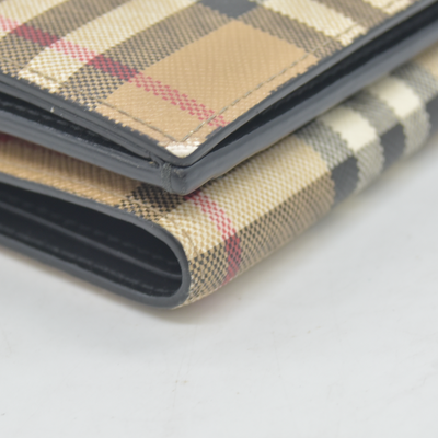 $590 Burberry Men's Trifold Wallet Archive Beige