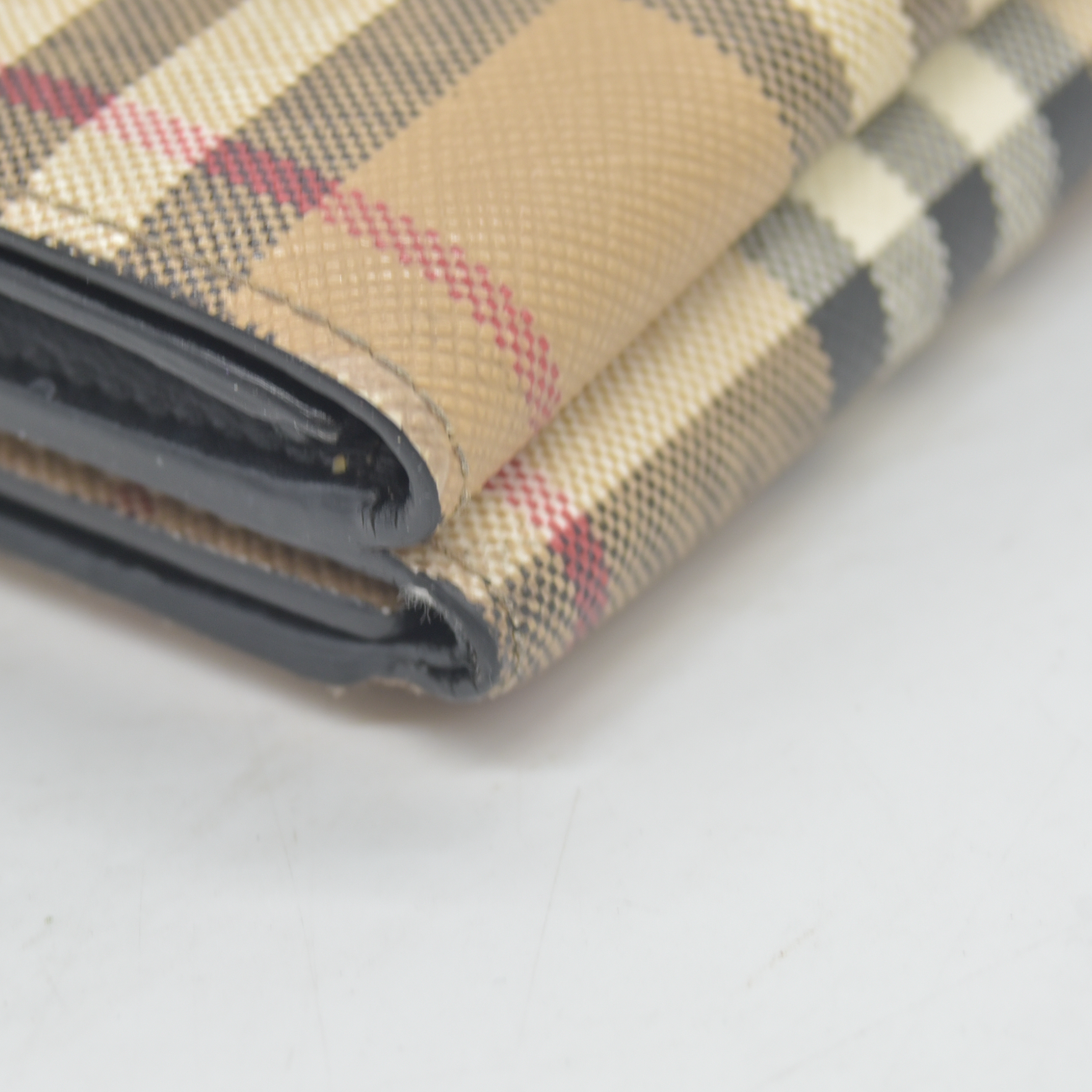 $590 Burberry Men's Trifold Wallet Archive Beige