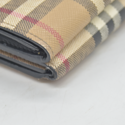 $590 Burberry Men's Trifold Wallet Archive Beige