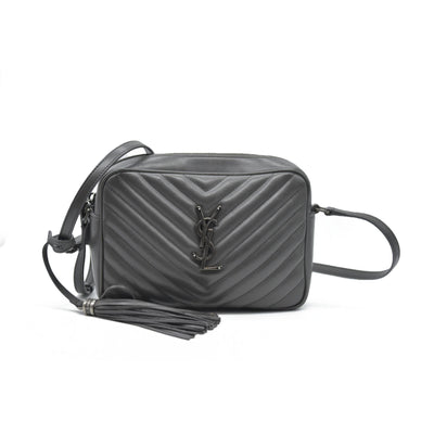 $1690 Saint Laurent Chevron Lou Camera