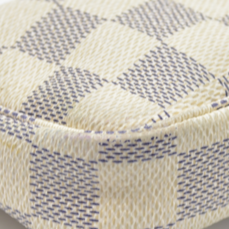 Louis Vuitton Damier Azur Mini Pochette Accessories Pouch Bag FL1026