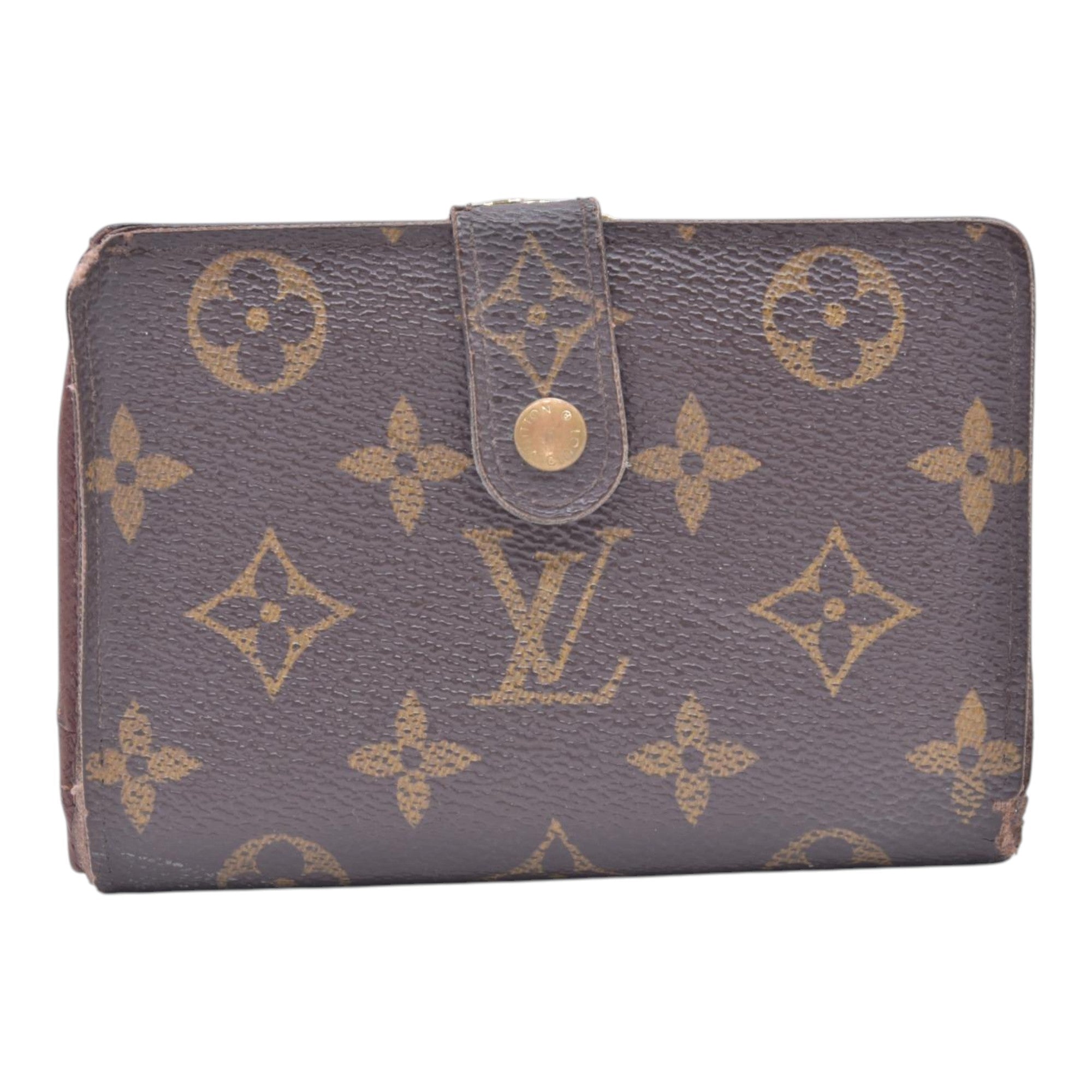 $730 LOUIS VUITTON Monogram French Wallet CONSIGNMENT 10021463