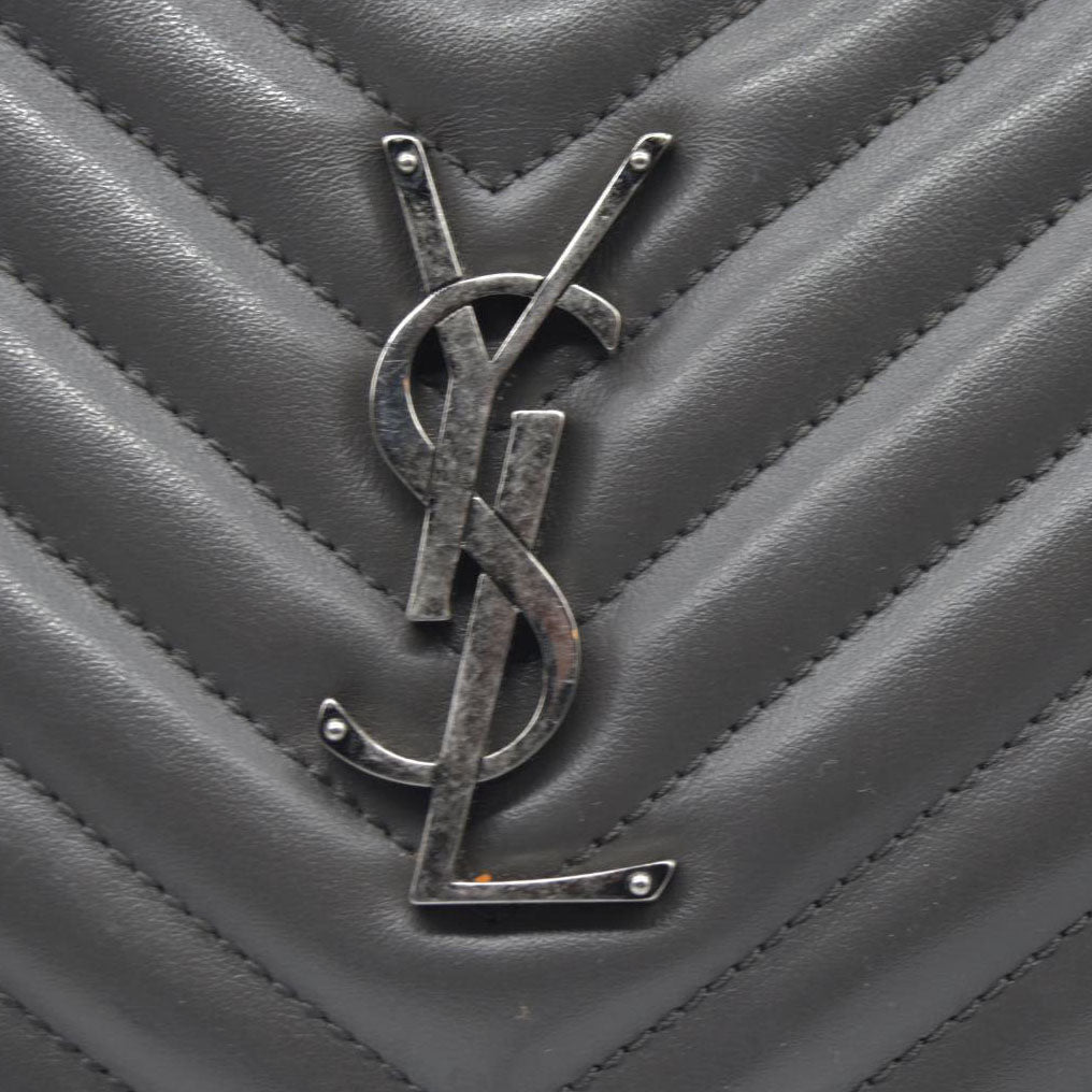 $1690 Saint Laurent Chevron Lou Camera